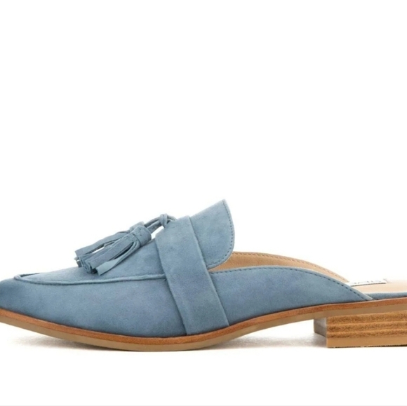 Steve Madden Women Tassel Magan Leather The Pointed Toe Heels Shoes sz 5.5M - Picture 1 of 13